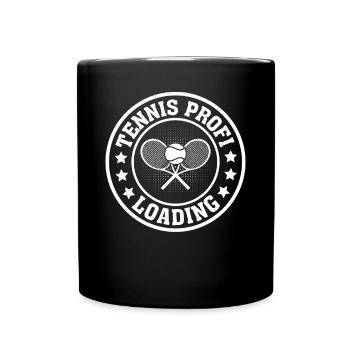 Tennis Player Tennis Profi - Tennis profi loading - Full Colour Mug - black - Front