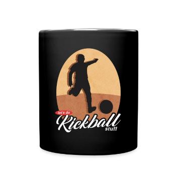 Kickball Kickball Player Kickballer Cadeau - Mug uni - noir - Devant