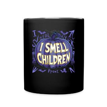 Halloween Costume Zombie Pumpkin Blood Spirit Party - Full Colour Mug - black - Front