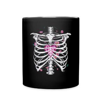 Halloween Costume Zombie Pumpkin Blood Spirit Party - Full Colour Mug - black - Front