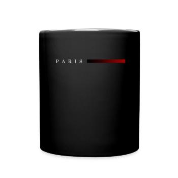Paris, I love Paris, la ville lumière, la capitale - Mug uni - noir - Devant
