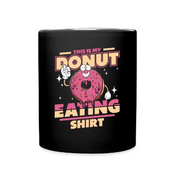 C’est mon beignet de vêtements mangeant des beignets glacés - Mug uni - noir - Devant
