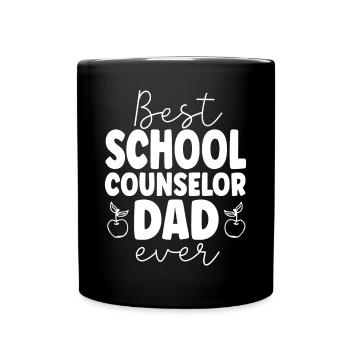 Conseiller scolaire Papa Meilleure école - Mug uni - noir - Devant