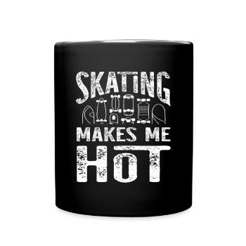 Skateboard Art For Boys Girls Men Skateboard Gifts - Tasse einfarbig - Schwarz - Vorne