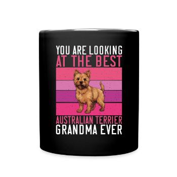 Cadeaux pour terrier australien - Mug uni - noir - Devant