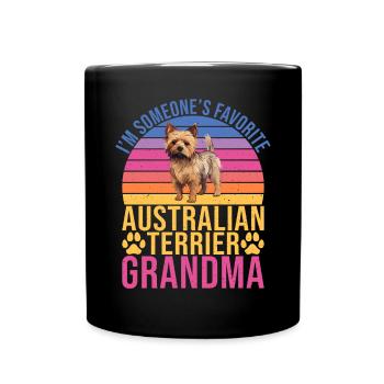 Cadeaux pour terrier australien - Mug uni - noir - Devant