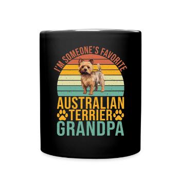 Cadeaux pour terrier australien - Mug uni - noir - Devant