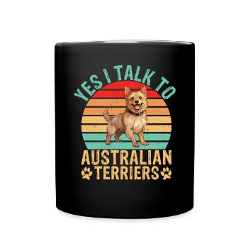 Cadeaux pour terrier australien - Mug uni - noir - Devant