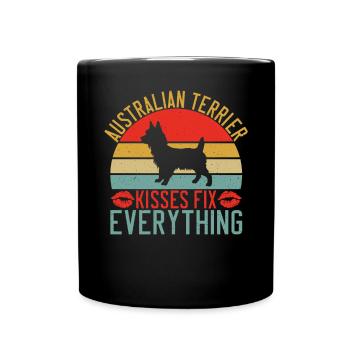 Cadeaux pour terrier australien - Mug uni - noir - Devant
