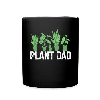 Plant Father Garden Plants Lover Gardener - Full Colour Mug - black - Front