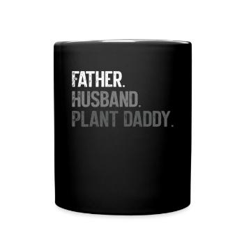 Plant Father Garden Plants Lover Gardener - Full Colour Mug - black - Front