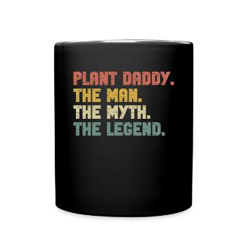 Plant Father Garden Plants Lover Gardener - Full Colour Mug - black - Front