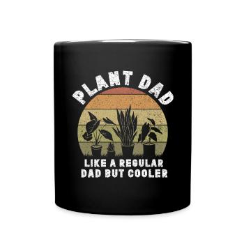 Plant Father Garden Plants Lover Gardener - Full Colour Mug - black - Front