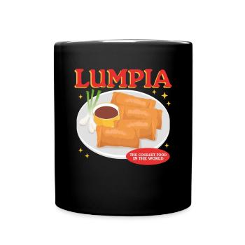 Lumpia Rouleau de Printemps Loempia Cadeau - Mug uni - noir - Devant