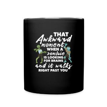 Zombie Zombie-Jäger Zombieapokalypse Geschenk - Tasse einfarbig - Schwarz - Vorne