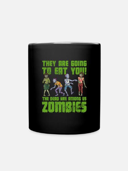Zombie - Tasse einfarbig - Schwarz