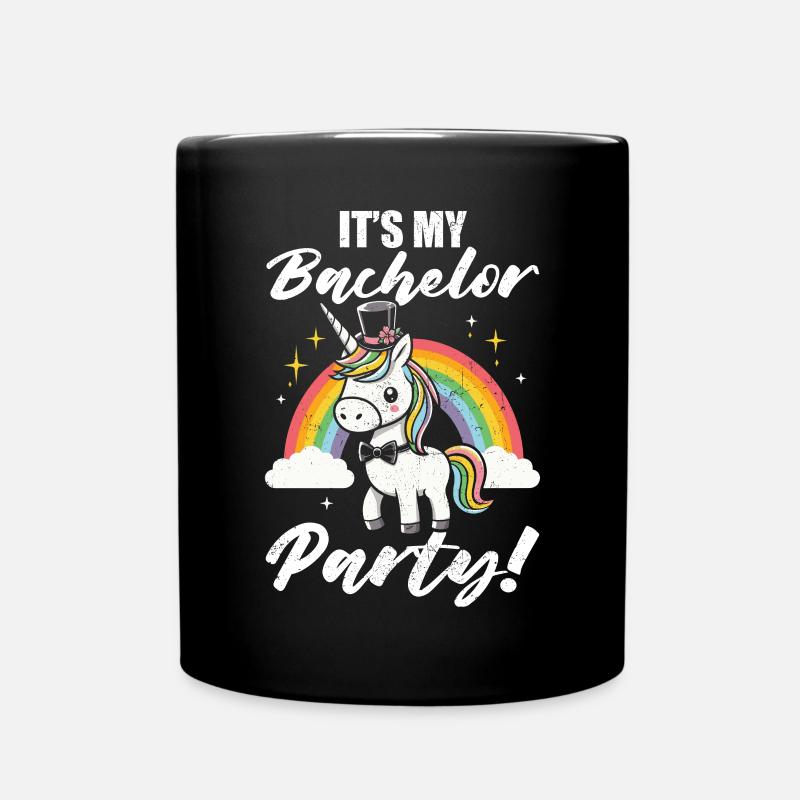 Bachelor bachelor party - Full Colour Mug - black