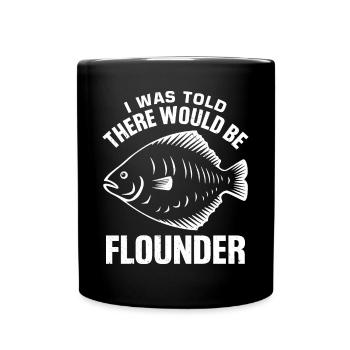 Dicton de pêcheur de plie - Mug uni - noir - Devant