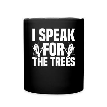 Arborist Baumpfleger Baumkletterer Baumklettern - Tasse einfarbig - Schwarz - Vorne