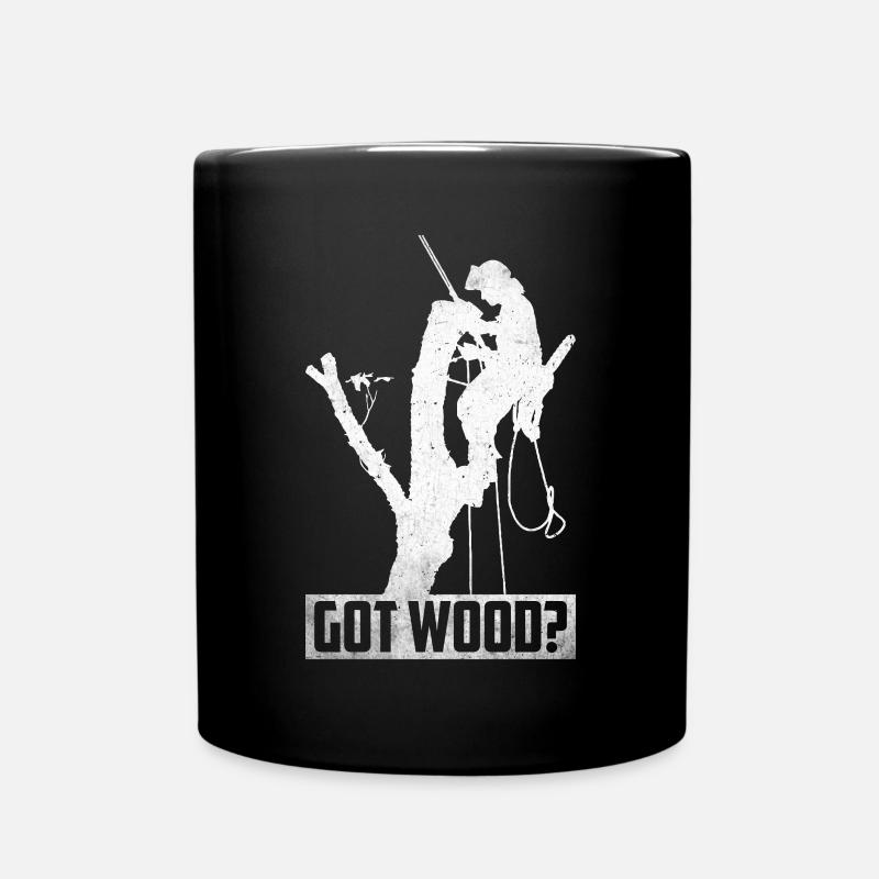 Arborist Baumpfleger Baumkletterer Baumklettern - Tasse einfarbig - Schwarz