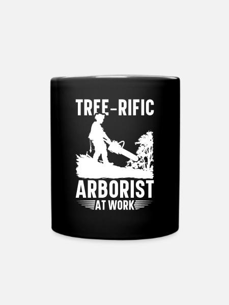 Arborist Baumpfleger Baumkletterer Baumklettern - Tasse einfarbig - Schwarz