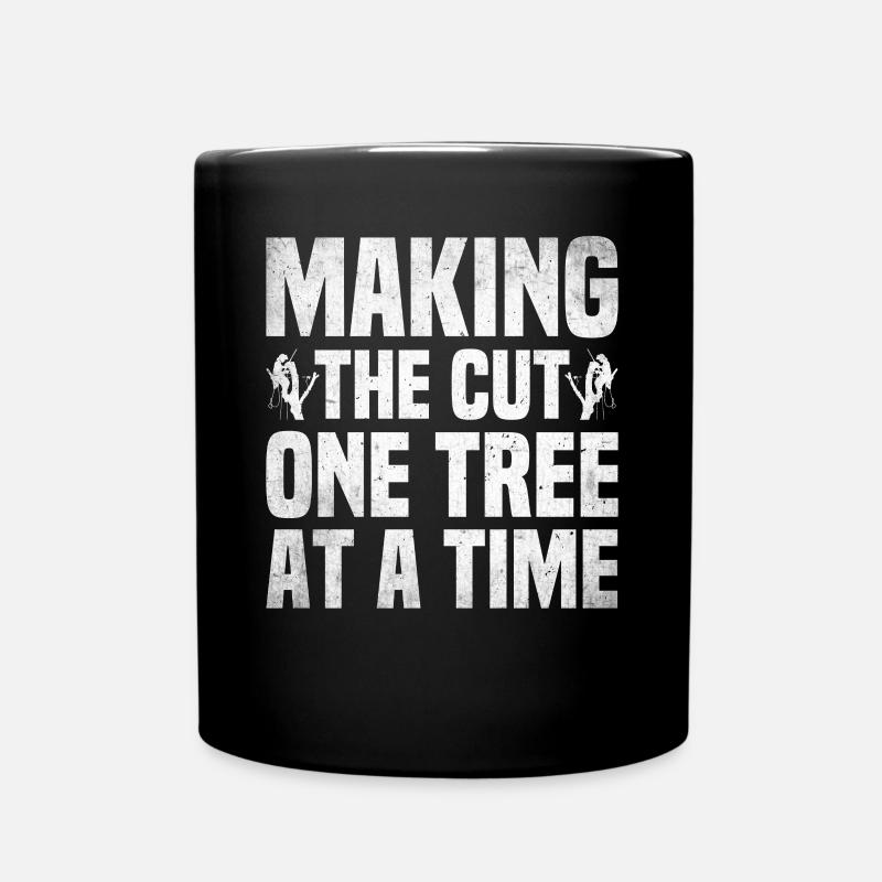Arborist Baumpfleger Baumkletterer Baumklettern - Tasse einfarbig - Schwarz