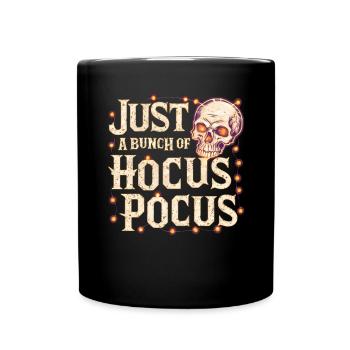 Halloween Skeleton Scary Spooky Horror Party - Full Colour Mug - black - Front