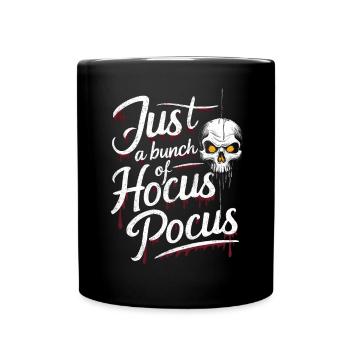 Halloween Skeleton Scary Spooky Horror Party - Full Colour Mug - black - Front