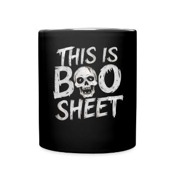 Halloween Squelette Effrayant Effrayant Horreur Fête - Mug uni - noir - Devant