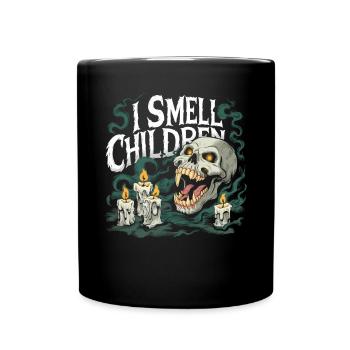 Halloween Squelette Effrayant Effrayant Horreur Fête - Mug uni - noir - Devant