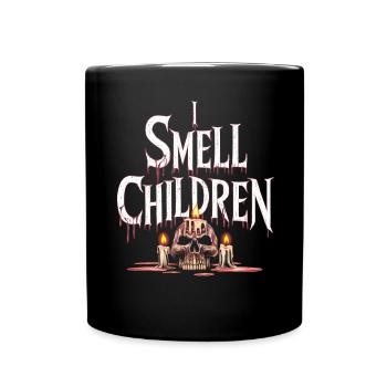 Halloween Skeleton Scary Spooky Horror Party - Full Colour Mug - black - Front