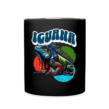 Iguana - Full Colour Mug - black - Front