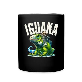 Iguana - Full Colour Mug - black - Front
