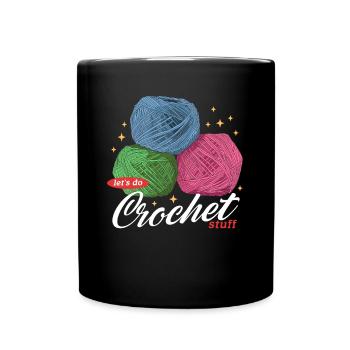 crochet crochet cadeau - Mug uni - noir - Devant