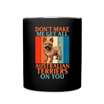 Cadeaux pour terrier australien - Mug uni - noir - Devant