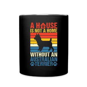 Cadeaux pour terrier australien - Mug uni - noir - Devant