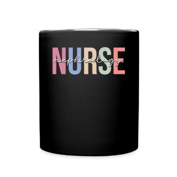 Nephrologie-Krankenschwester Nierendialyse-Kranken - Tasse einfarbig - Schwarz - Vorne