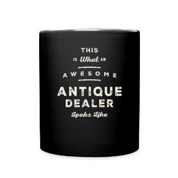 Funny Job Occupation Antique Dealer - Full Colour Mug - black - Front