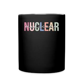 Nuclear Medicine Nuclear Technologist - Full Colour Mug - black - Front