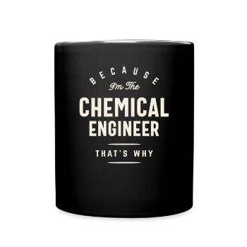 Funny Job Occupation Chemical Engineer - Full Colour Mug - black - Front