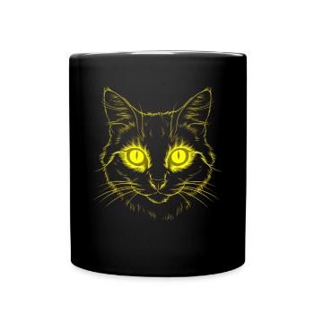 Halloween Costume Pumpkin Scary Spooky Horror Party - Full Colour Mug - black - Front