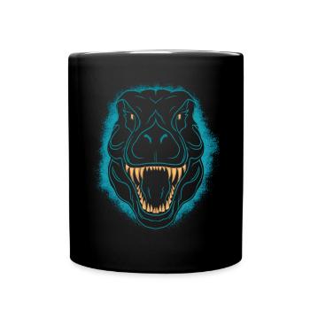 Halloween Costume Pumpkin Scary Spooky Horror Party - Full Colour Mug - black - Front