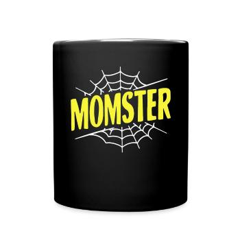 Halloween Costume Pumpkin Scary Spooky Horror Party - Full Colour Mug - black - Front