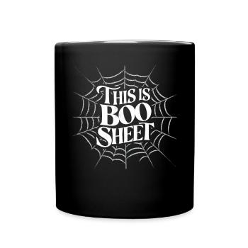 Halloween Costume Pumpkin Scary Spooky Horror Party - Full Colour Mug - black - Front