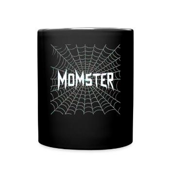 Halloween Costume Pumpkin Scary Spooky Horror Party - Full Colour Mug - black - Front