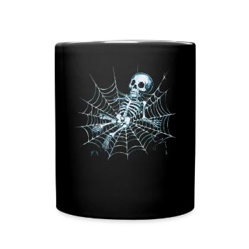 Halloween Costume Pumpkin Scary Spooky Horror Party - Full Colour Mug - black - Front