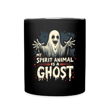 Halloween Ghost Ghost - Full Colour Mug - black - Front