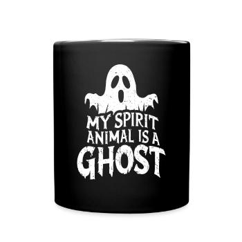 Halloween Ghost Ghost - Full Colour Mug - black - Front