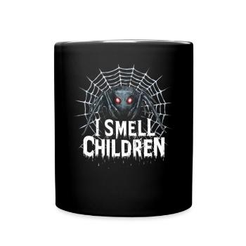 Halloween Costume Pumpkin Scary Spooky Horror Party - Full Colour Mug - black - Front
