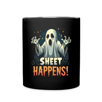 Halloween Ghost Ghost - Full Colour Mug - black - Front